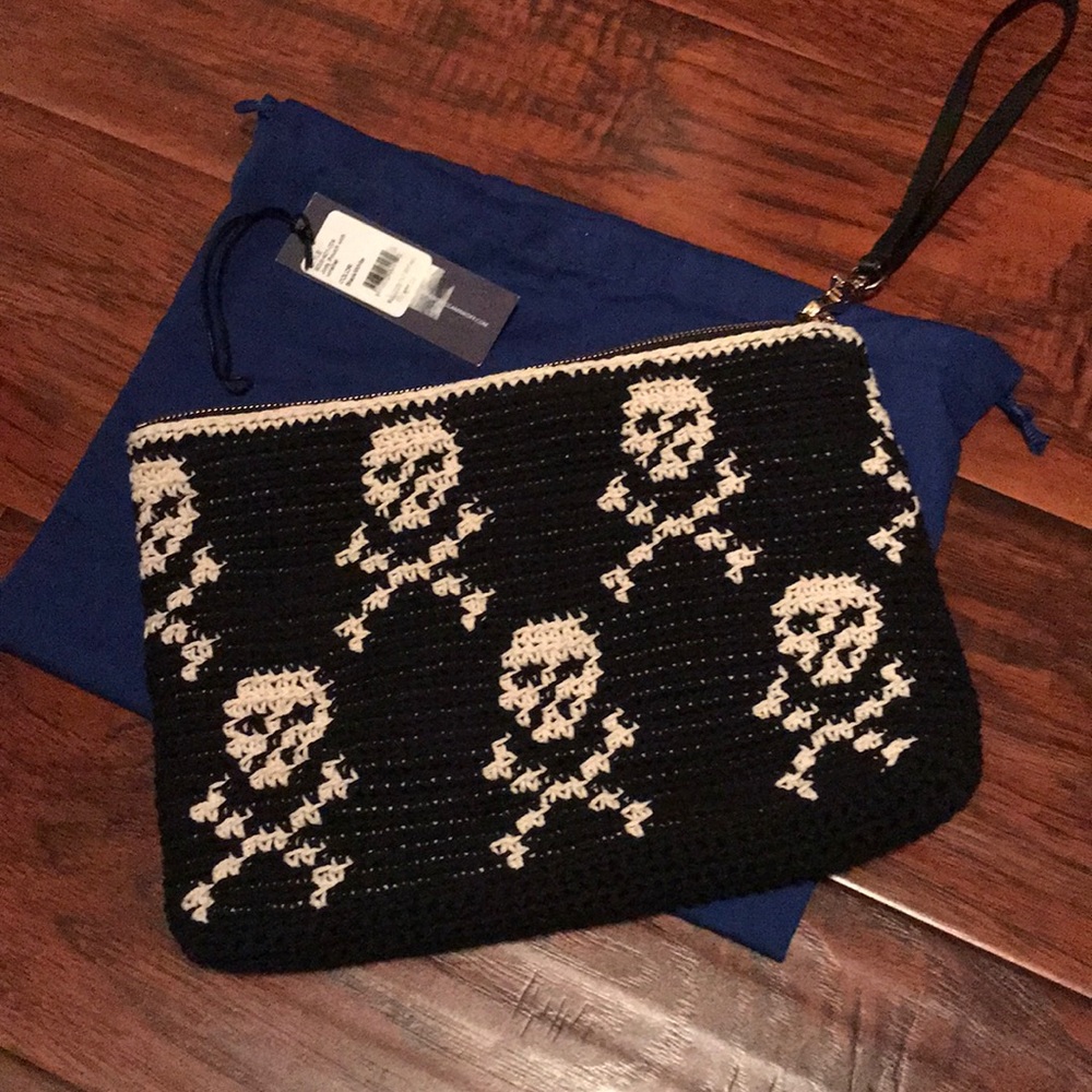 Rebecca Minkoff skulls wristlet